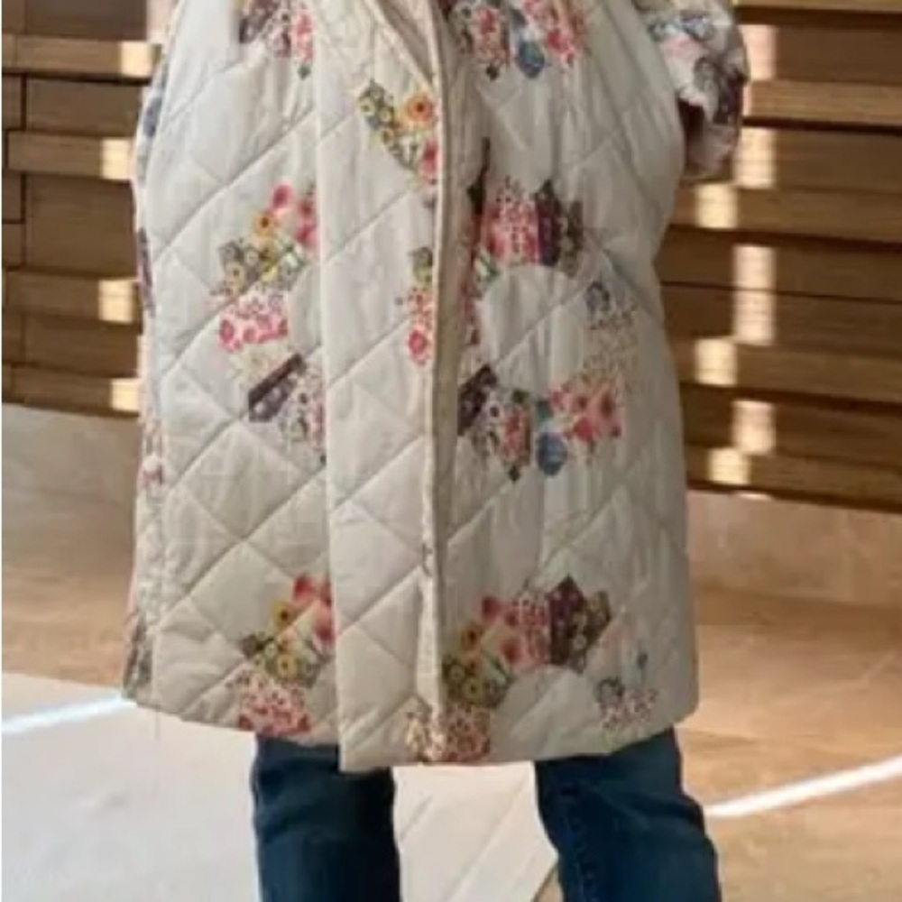 Quilted patchwork Coat - Picture 6 of 16